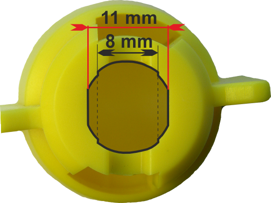 KOŁPAK ARAG UNIWERSALNY SW 8/11 mm